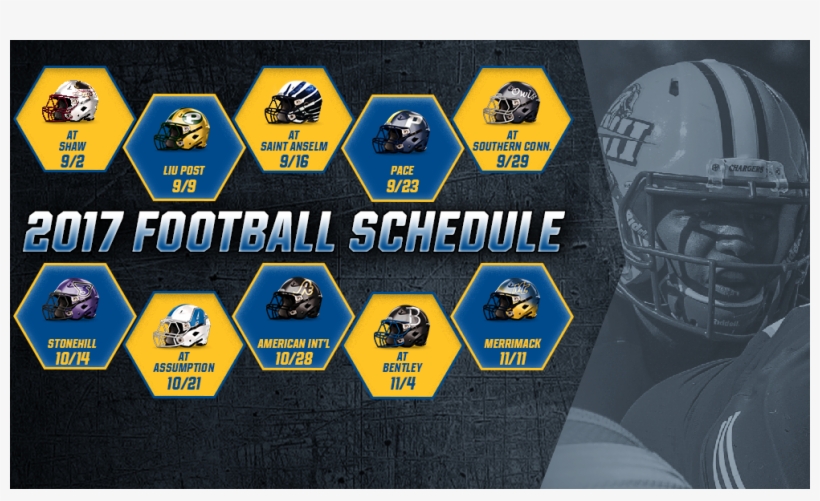 Chargers Announce 2017 Schedule - Chargers Schedule 2017 18, transparent png #3485178