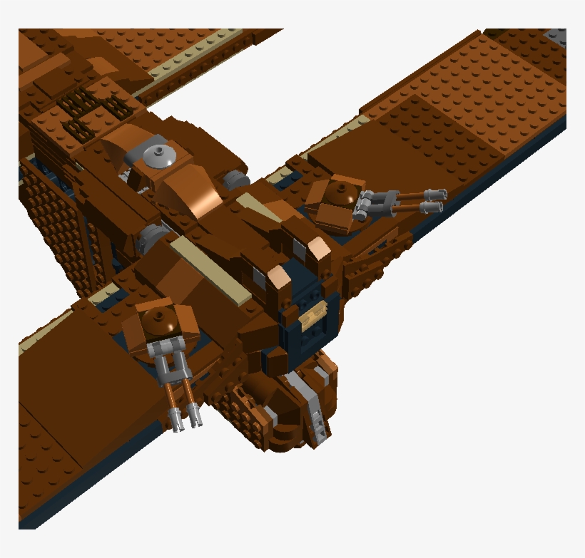 124703 Droid Landing Ship Turrets - Lego Star Wars Droid Landing Ship, transparent png #3485226