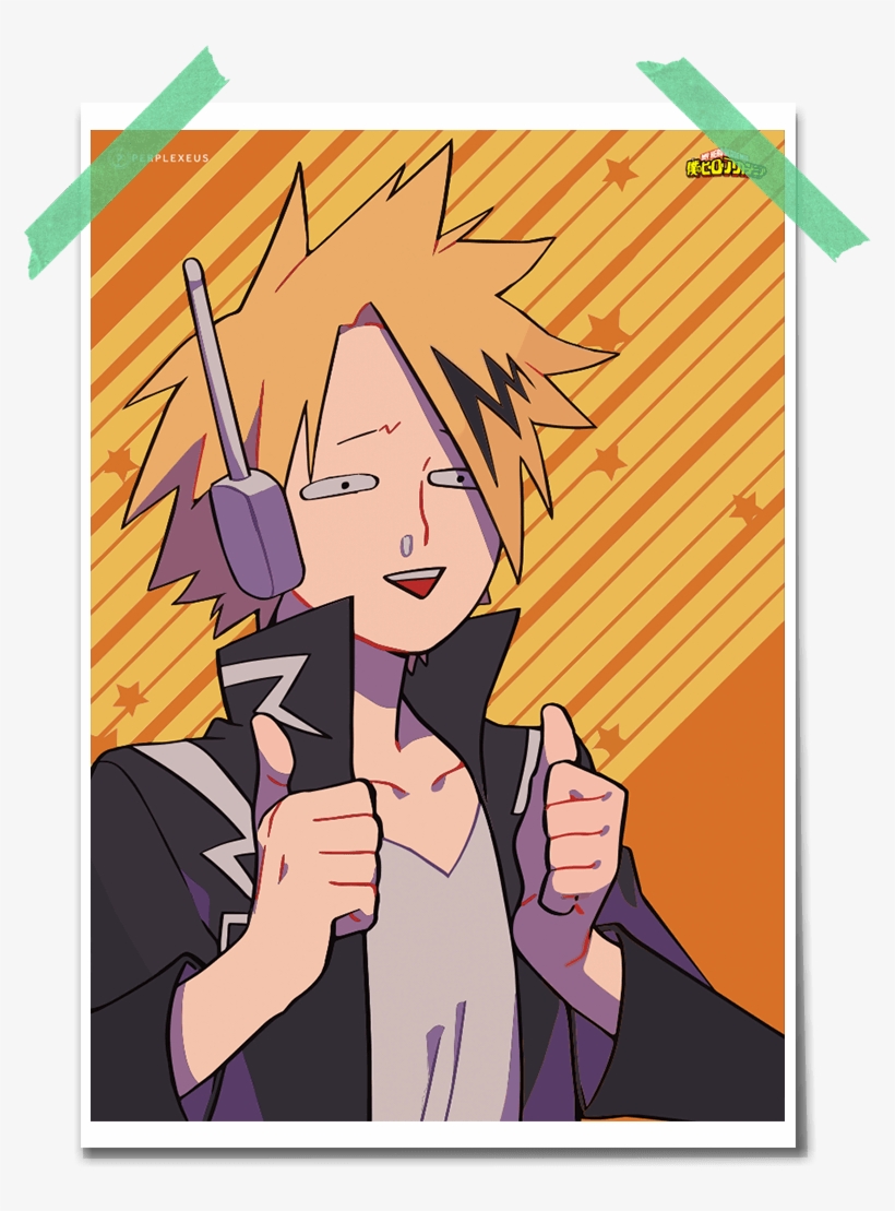 My Hero Academia Boku No Hero Academia Denki Kaminari - My Hero Academia Denki Dumb, transparent png #3485375