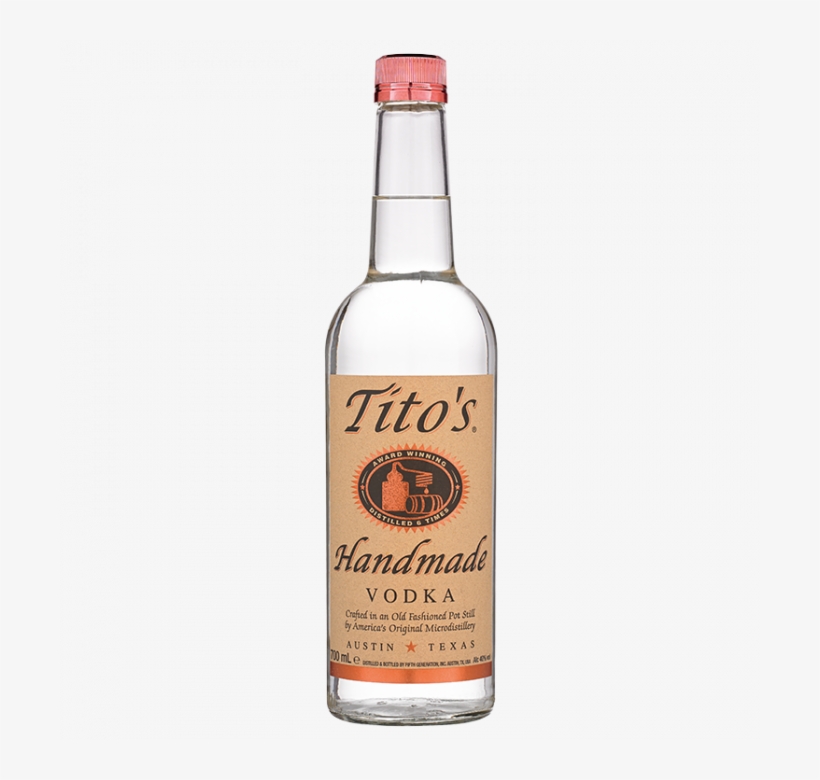Tito's Handmade Vodka - Tito's Handmade Vodka - 375 Ml Bottle, transparent png #3485934