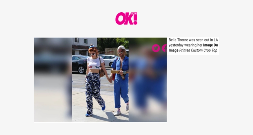 Bella Thorne Wearing Image Du Image Custom Printed - Online Advertising, transparent png #3486058