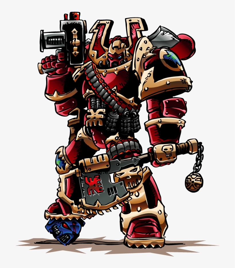 28320107 - Chaos Space Marine Png, transparent png #3486260