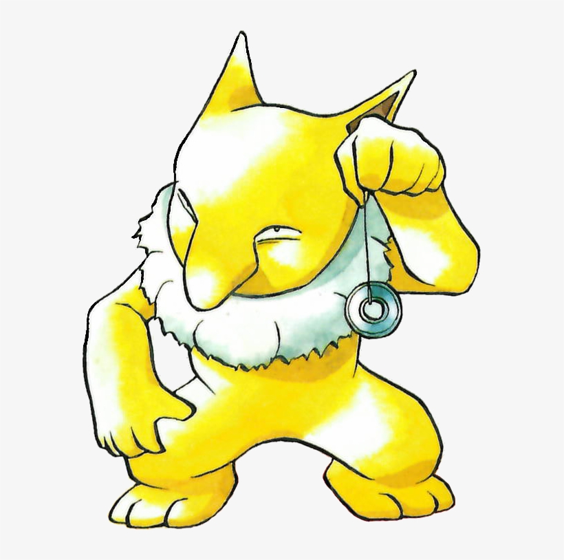 Hypno Pokemon Red And Green Official Art - Hypno Gen 1 Art, transparent png #3486420