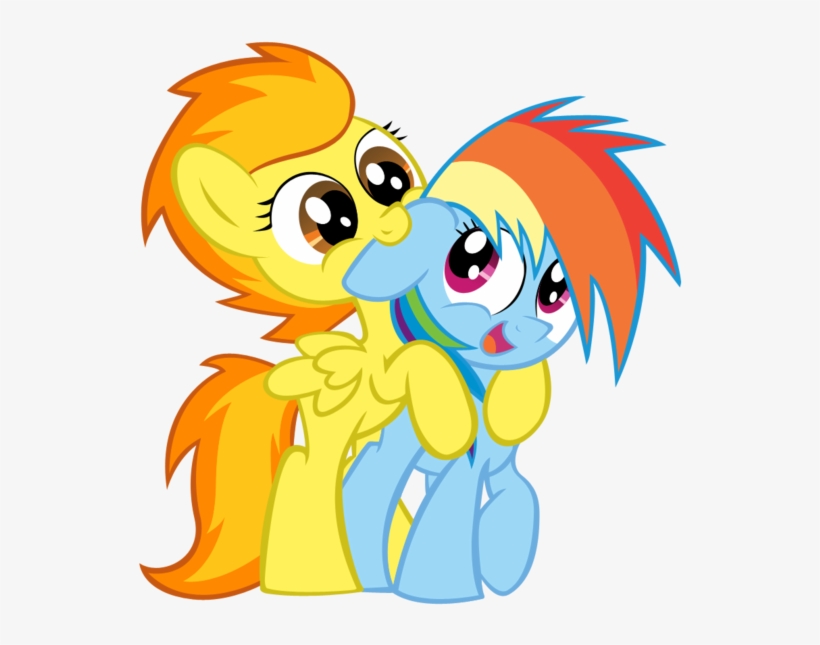 File 137530002753 - My Little Pony Rainbow Dash And Spitfire Wedding, transparent png #3486679