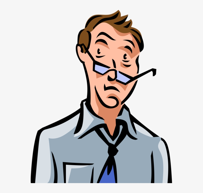 Vector Illustration Of Frustrated Businessman Put Through - Erschöpft Clipart, transparent png #3487289