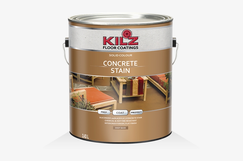 Kilz® Solid Colour Concrete Stain - Masterchem Industries L392511 Overarmor Deep Base Resurfacer, transparent png #3488108