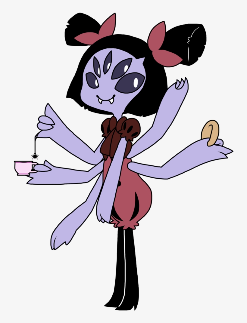 Undertale Muffet By Gracefirehearth-d9d6s01 - Bases De Muffet Undertale, transparent png #3488424