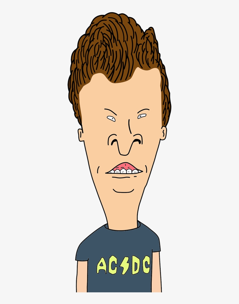 Butthead Acdc - Butthead From Beavis And Butthead, transparent png #3488425