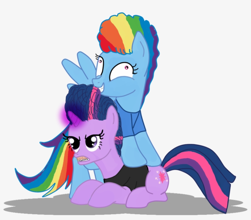 Pony Rainbow Dash Twilight Sparkle Butt-head Beavis - My Little Pony Beavis And Butthead, transparent png #3488593