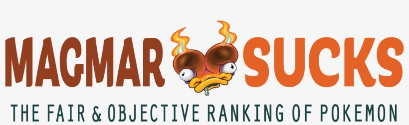A Banner With Magmar's Head That Says Magmar Sucks - Magmar Sucks, transparent png #3489146