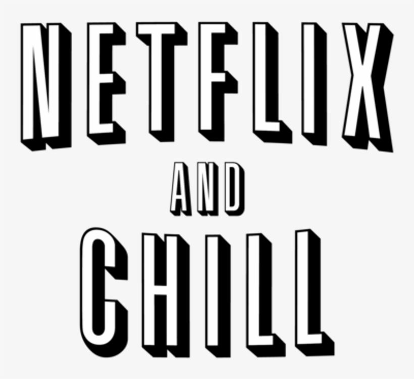 Netflixandchill Ftestickers Freetoedit Netflix Logo Black Transparent Free Transparent Png Download Pngkey