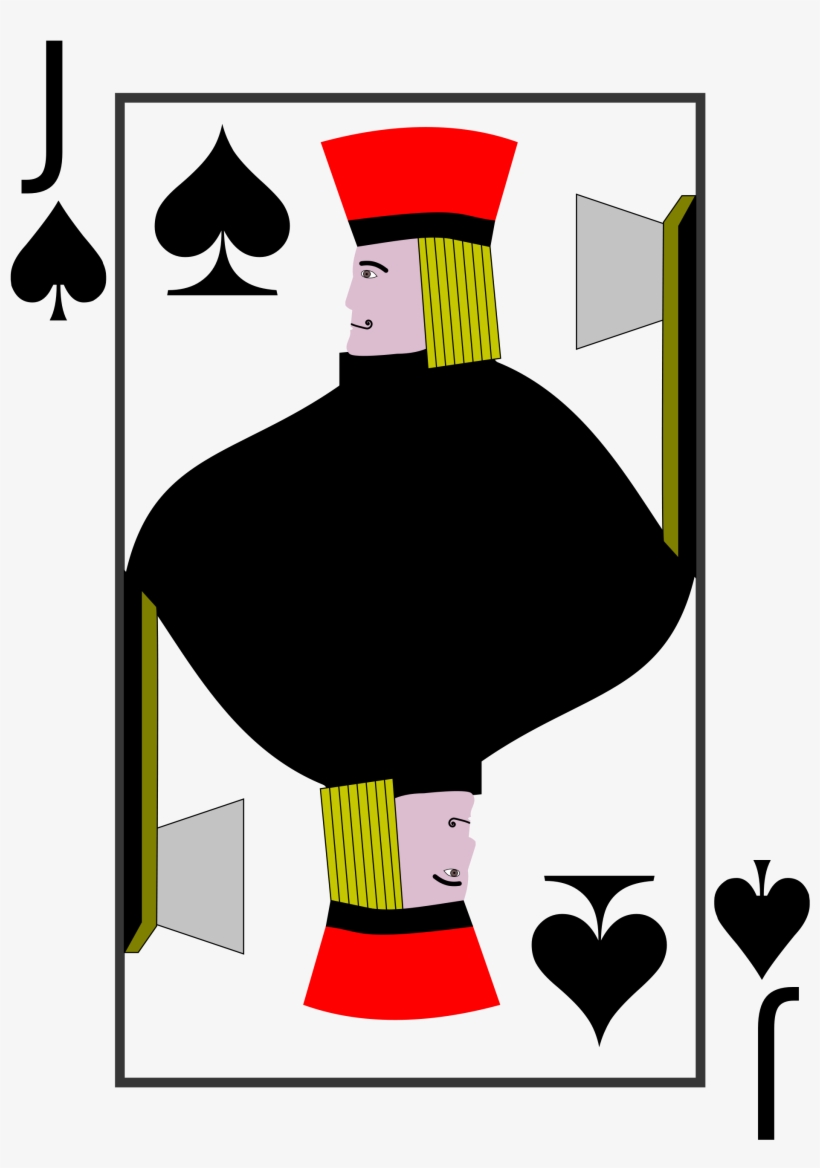 King Of Spades Art - J Of Spade Card, transparent png #3489484