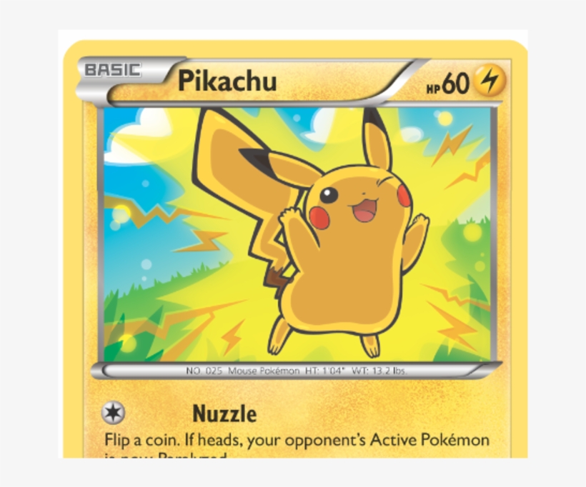 Game To Give Away Free Poké - Pikachu Base Set Card.