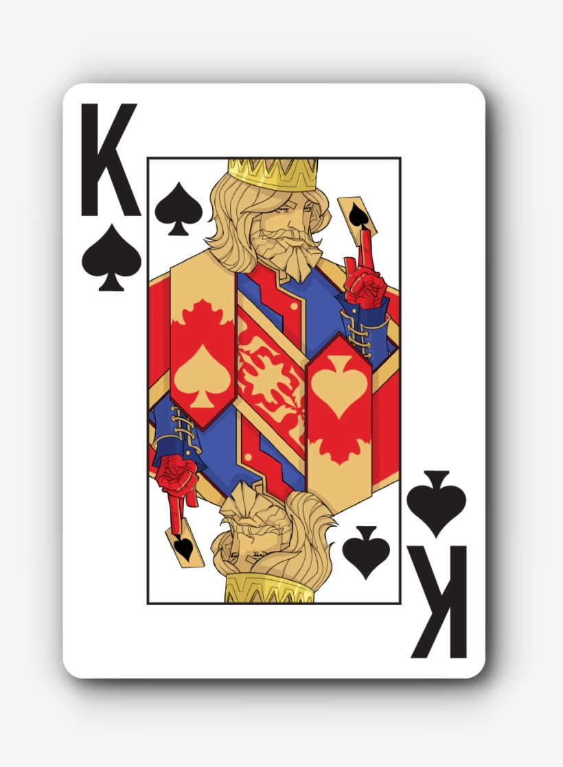 Wpt Faded Spade Single Poker Deck Faded Spade King Free Transparent PNG Download PNGkey