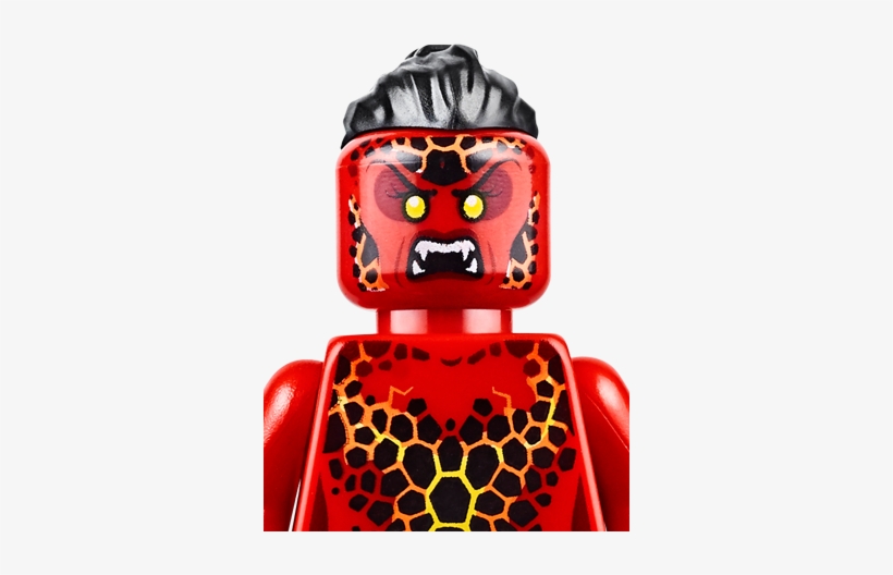 Lego Nexo Knights General Magmar Head - Der Mech Des Schwarzen Ritters, transparent png #3489634