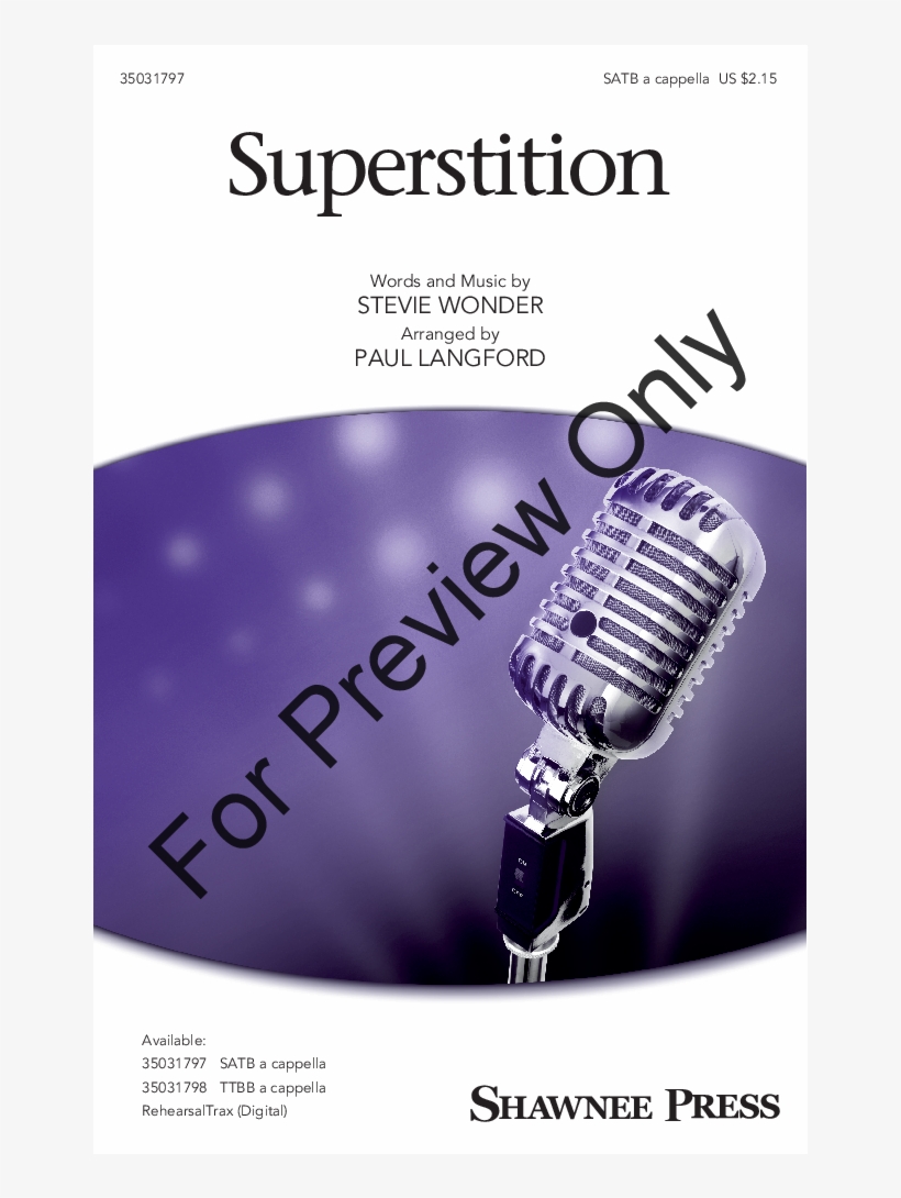 Superstition By Stevie Wonder/arr - Daniel Daniel Servant Of The Lord, transparent png #3489770