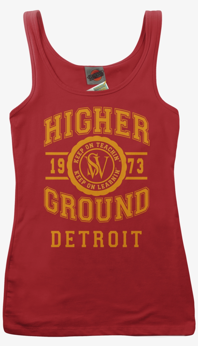 Stevie Wonder Inspired Higher Ground T-shirt - Active Tank, transparent png #3489969