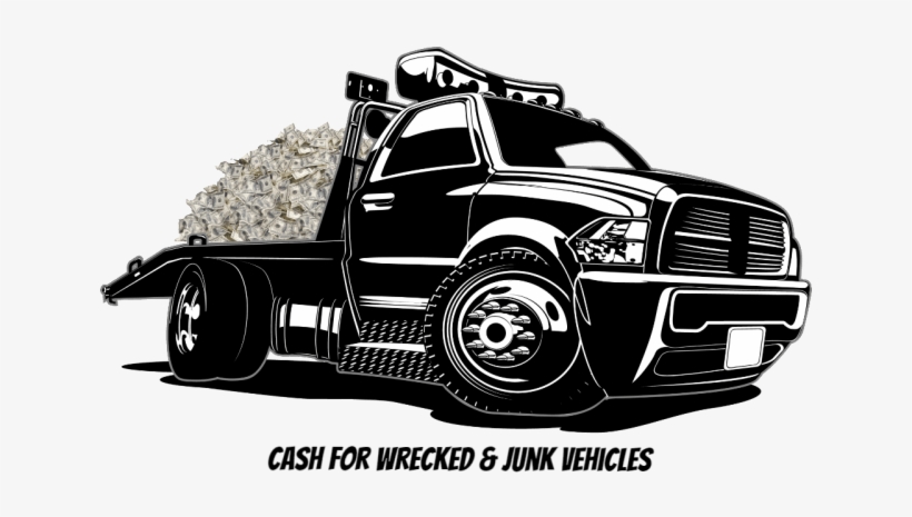 You Can Even Get Cash In Exchange For Your Trash - Tow Truck Clipart, transparent png #3490038