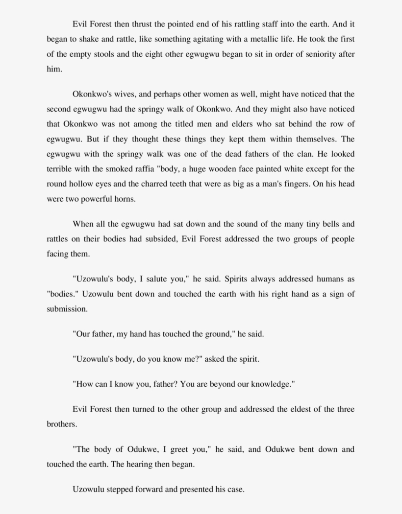 Evil Forest Then Thrust The Pointed End Of His Rattling - Primary Obstacle To Worker Unity In The 1880s, transparent png #3490686