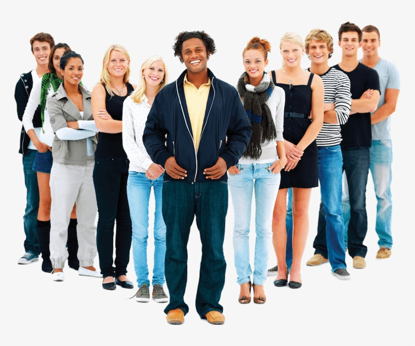 Millennial Group - Group Of Millennials - Free Transparent PNG Download ...