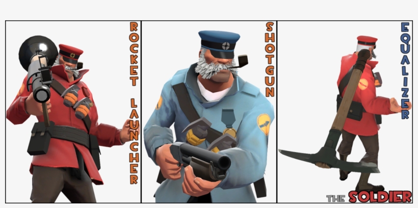 Magoolachub Soldier Loadout - Soldier General Loadout Tf2, transparent png #3490947