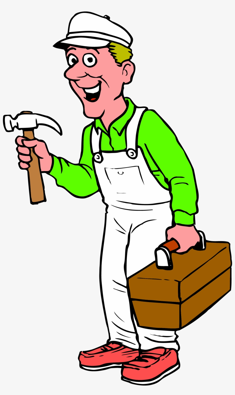 Right Carpenter Clipart Png - Clip Art, transparent png #3491413