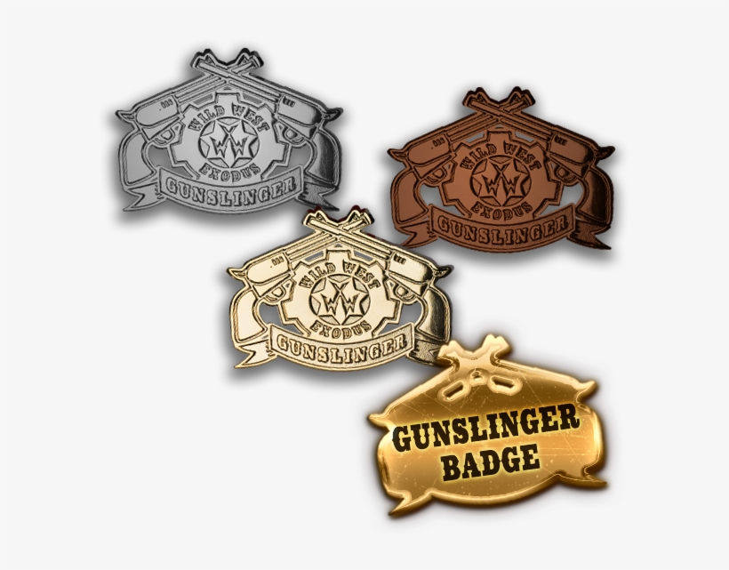 Icon Gunslinger Badges - Icon, transparent png #3491595