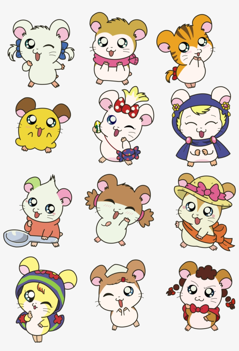 Hamtaro Ham Hams Girls - Hamtaro Ham Ham Girls, transparent png #3491681