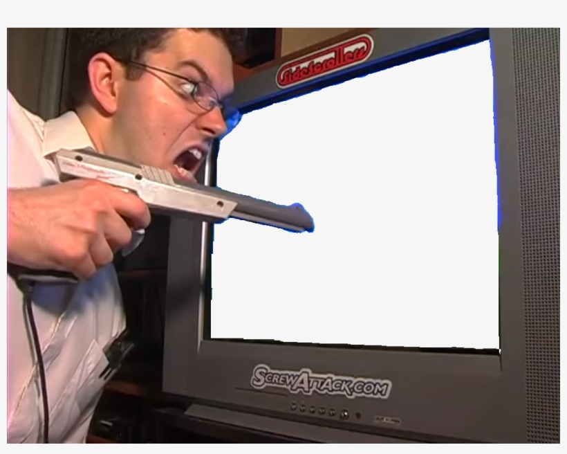 Copy Discord Cmd - Angry Video Game Nerd Duck Hunt, transparent png #3491819