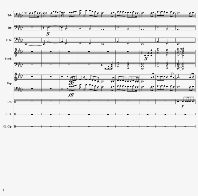 The New Avgn Sheet Music Composed By Dominic Trentadue - Music, transparent png #3491854