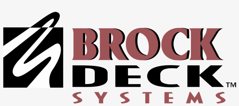 Brock Deck Systems 01 Logo Png Transparent - Brock Deck Logo, transparent png #3491955