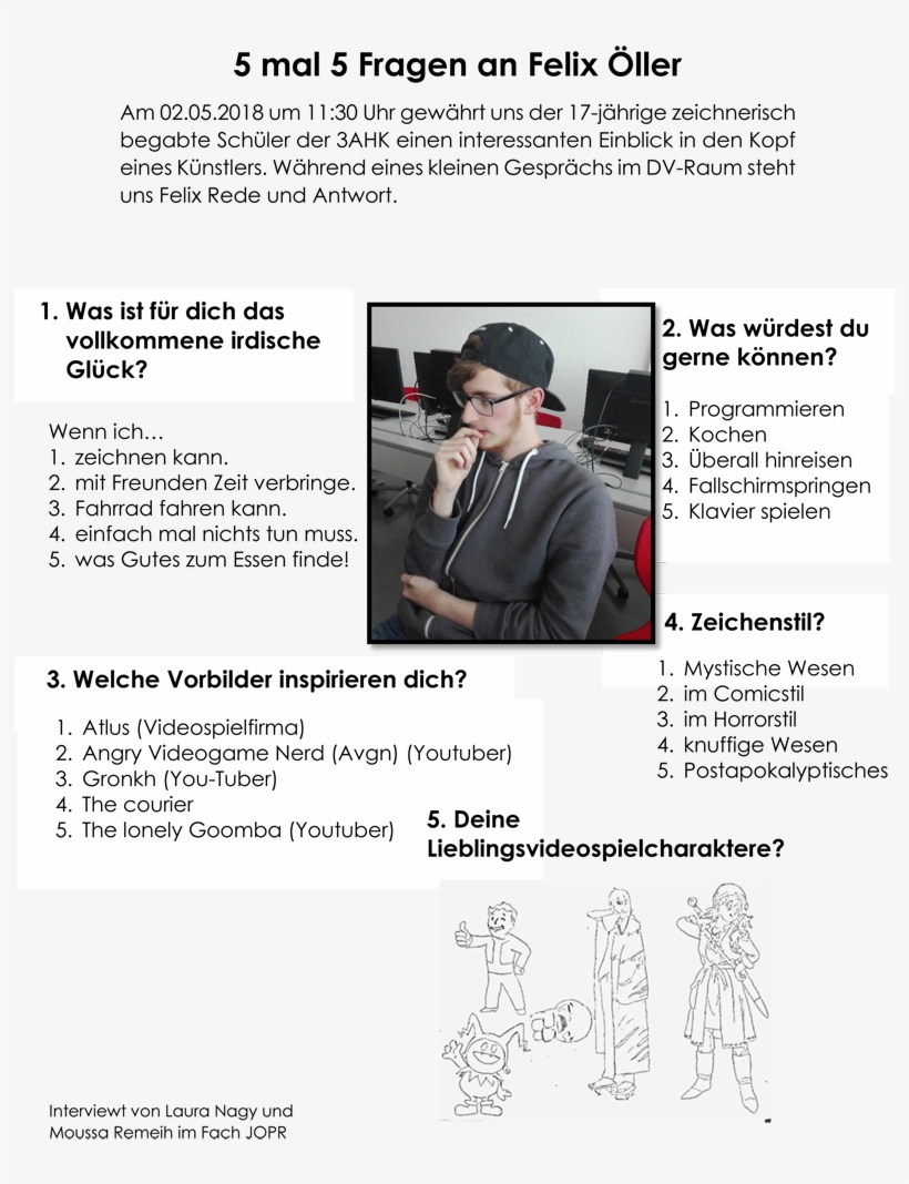5 Mal 5 Fragen An Felix Öller - Document, transparent png #3492227