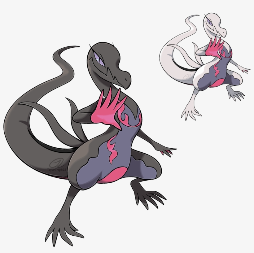 Or Trap622 Pokémon Sun And Moon Pokémon Art Academy - Salazzle Transparent Background, transparent png #3492275