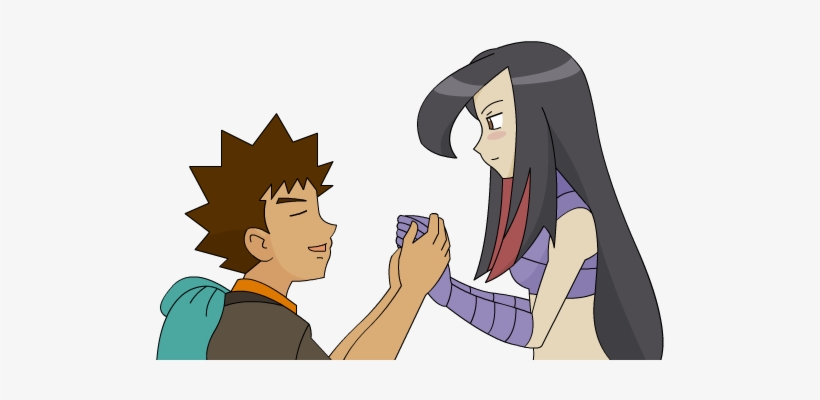 Lucy And Brock By Brockleon - Top 10 Pokemon Ships, transparent png #3492320