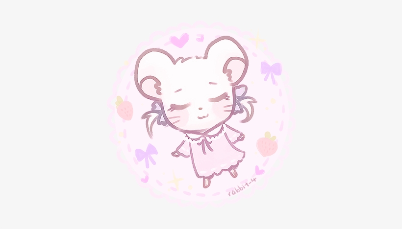 Hamtaro Bijou Hamham Hamtaro Art Cute Hamster Doodle - Love White Bridal Wedding Party Decor Bunting Garland, transparent png #3492405