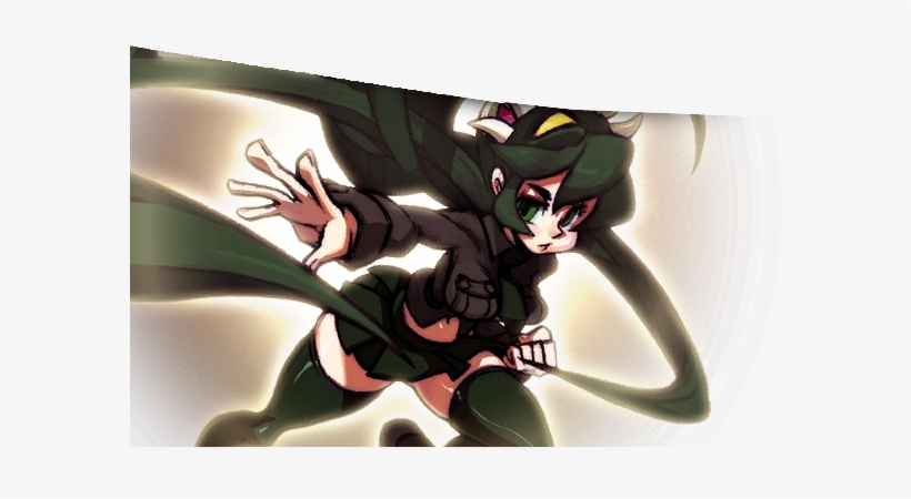 Skullgirls Ui Win Textures Charselect Portraits Fukua01 - Fukua White Skullgirls, transparent png #3492840