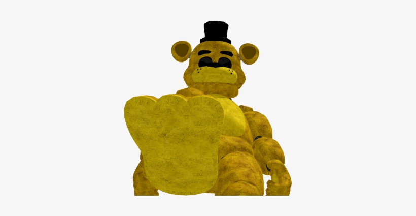 Golden Freddy Pov Stomp - Golden Freddy Png, transparent png #3492889