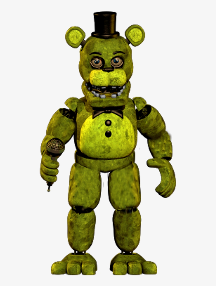 Fixed Withered Golden Freddy Fnaf Fnaf2 - Freddy Fnaf 2, transparent png #3493025