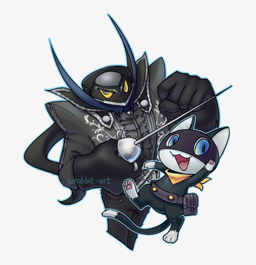 Zorro And Morgana - Persona 5 Morgana Zorro, transparent png #3493112