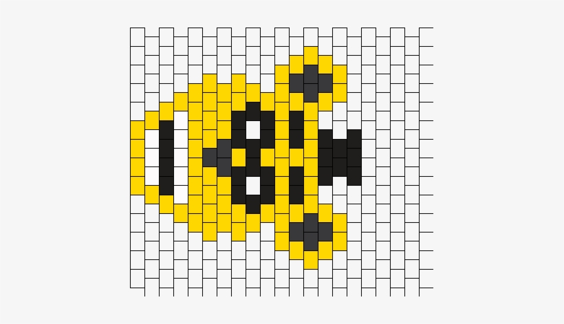 Golden Freddy Fnaf Bead Pattern - Perler Beads Golden Freddy, transparent png #3493284