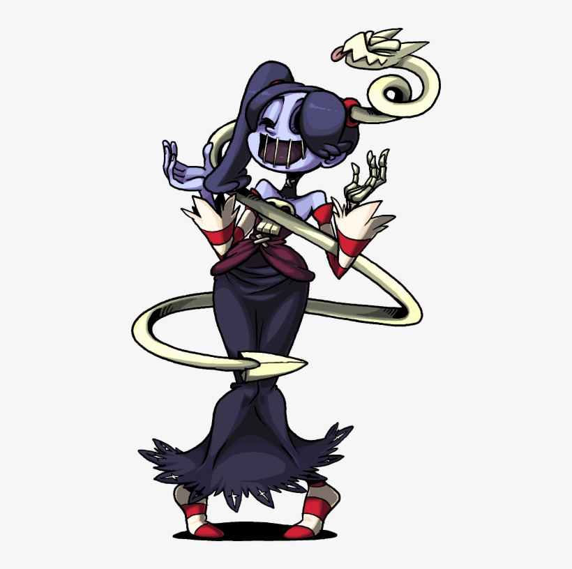 Skullgirls Fictional Character Cartoon Mythical Creature Skullgirls Squigly Png Free Transparent Png Download Pngkey - skull girls roblox