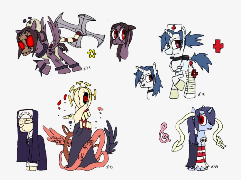 Sigmatheartist, Double , Leviathan, Nun, Nurse, Painwheel, - Artist, transparent png #3493444
