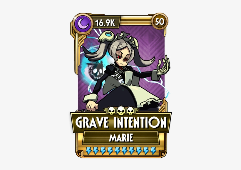Sg Custom Cards - Skullgirls Marie Fanart, transparent png #3493464
