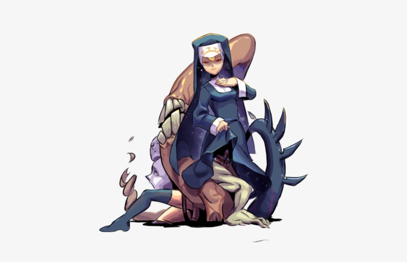 Double From Skullgirls - Skullgirls Double Art, transparent png #3493646