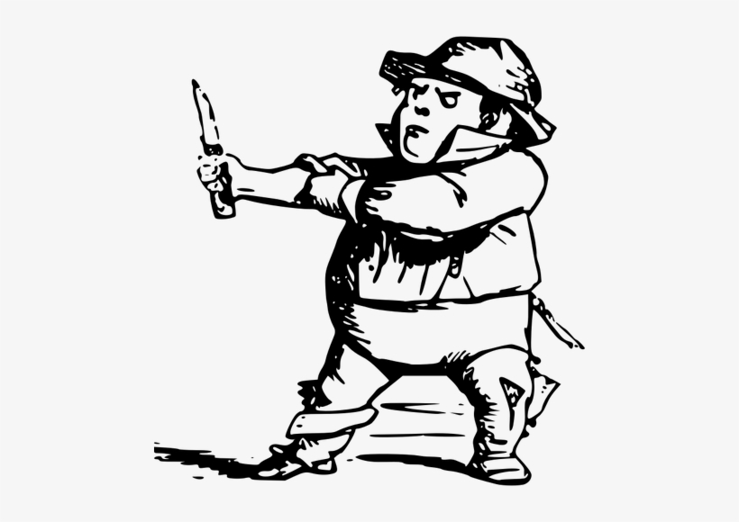 Midget Man Ready To Fight Vector Illustration - Midget Clipart, transparent png #3493839