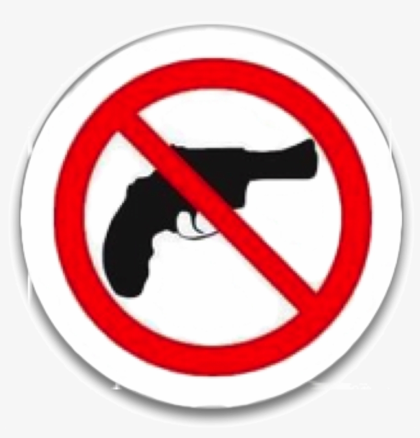815kib, 1280x1272, No Guns Button Image, transparent png #3494045