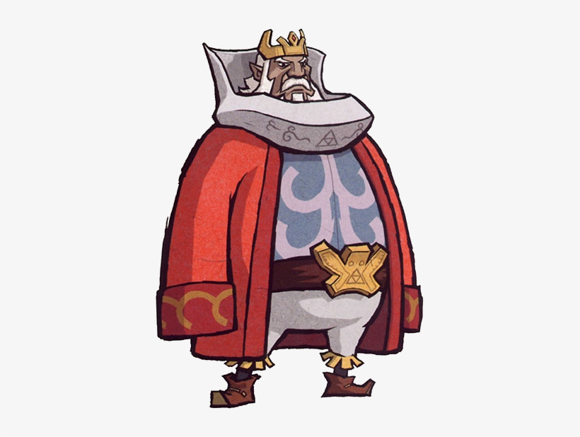 Daphnes Nohansen Hyrule - Zelda Wind Waker King, transparent png #3494070