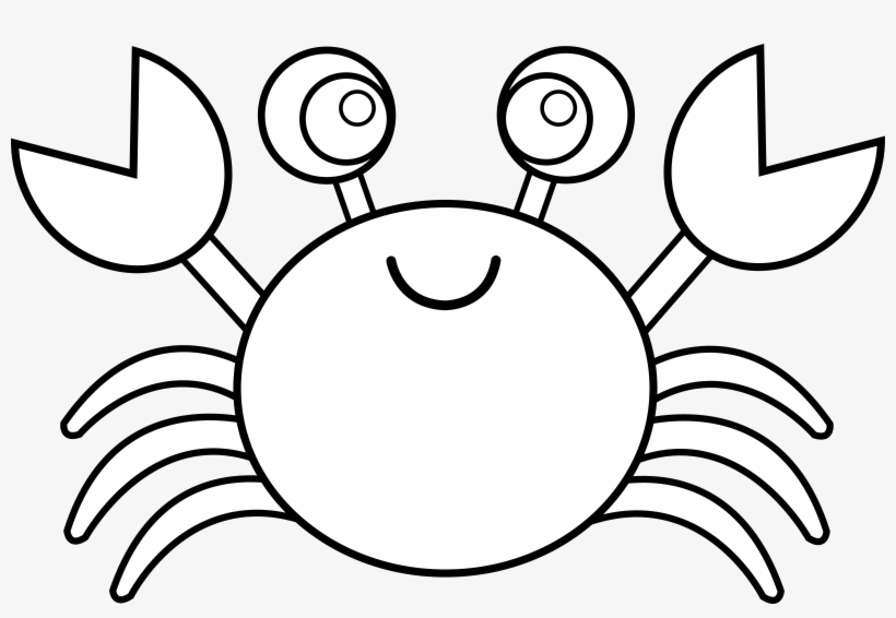 Crab Clipart Black And White Free Clipart Images - Crab Clipart Black And White, transparent png #3494604
