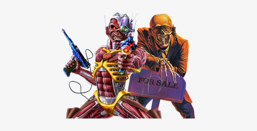 Sticker Iron Maiden Somewhere Back In Time Album Art, transparent png #3494998