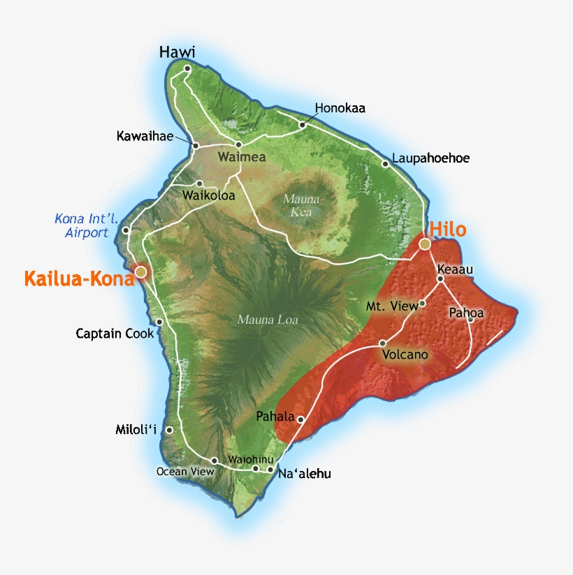 While There Are Many Causes That Lead To The Abuse - Hawaii Big Island Camping Map, transparent png #3495228